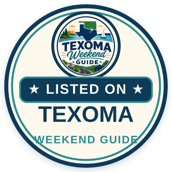 Square Listed on Texoma Weekend Guide badge